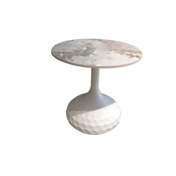 White marble-top stand