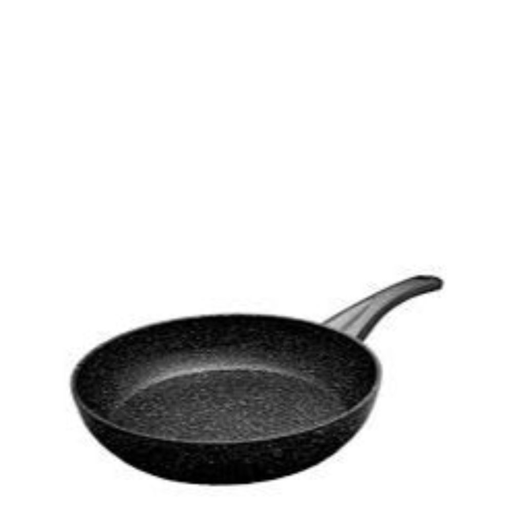 OMS 28cm Black Granite Non-Stick Frying Pan – Large Everyday Cooking Pan