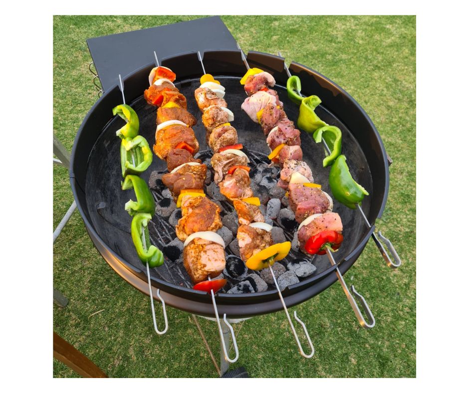 Lifespace Skewer Rotisserie Set for 57cm Kettle Braai