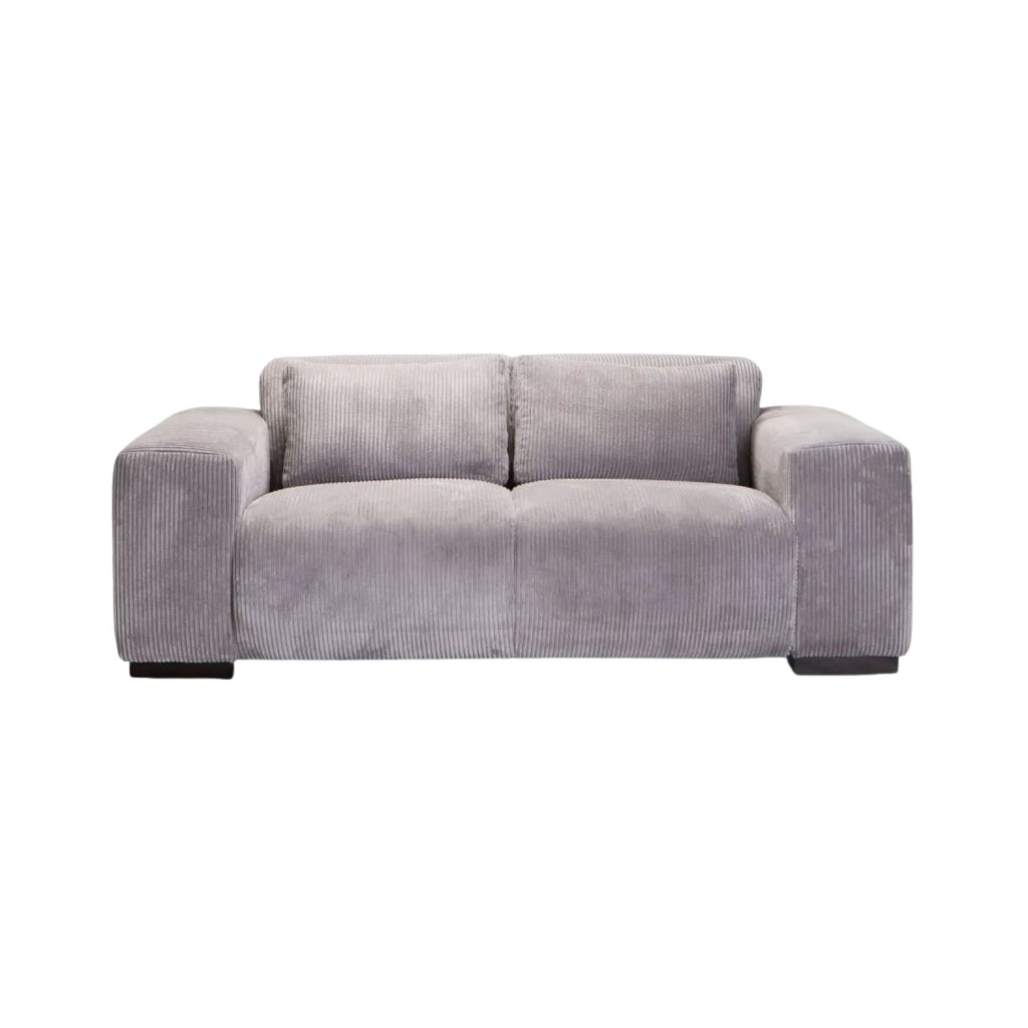 Fabric 2 Seater Corduroy Sofa for Living Room