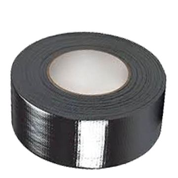 Tape Duct Black 48mm x 25m roll - 3 Pack
