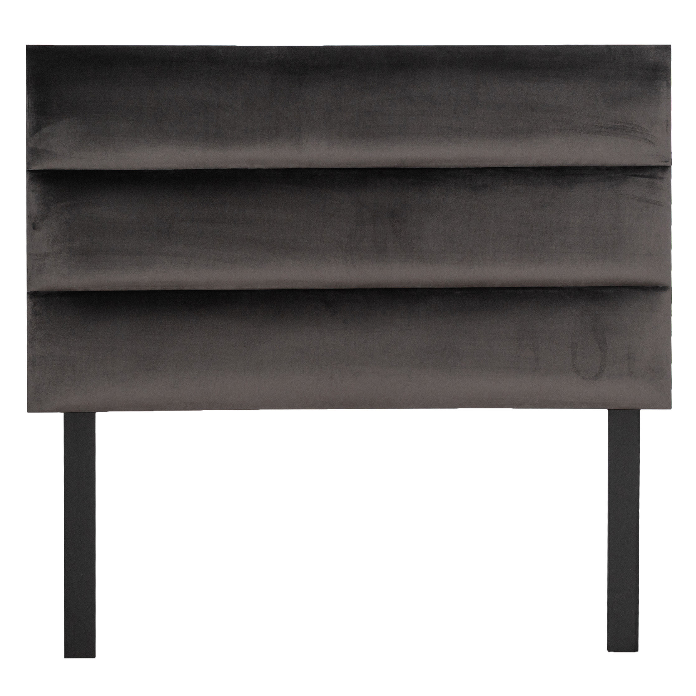 Sky Headboard - Dark Dark Grey Velvet - Double