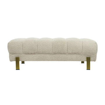 Adeline Sofa Bench Off White