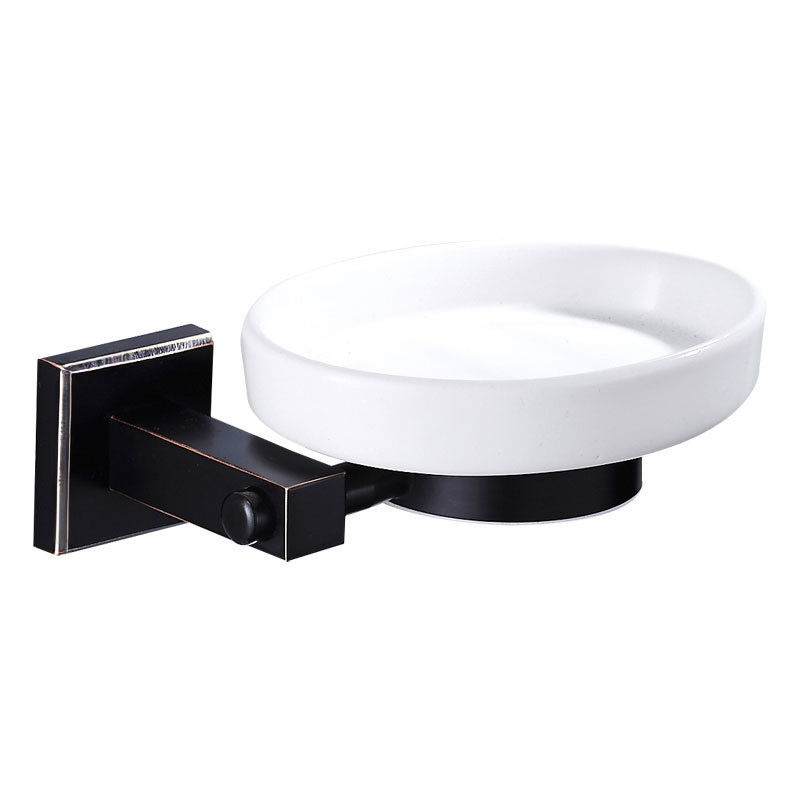 Trendy Taps Premium Quality Black SQ Soap Dish
