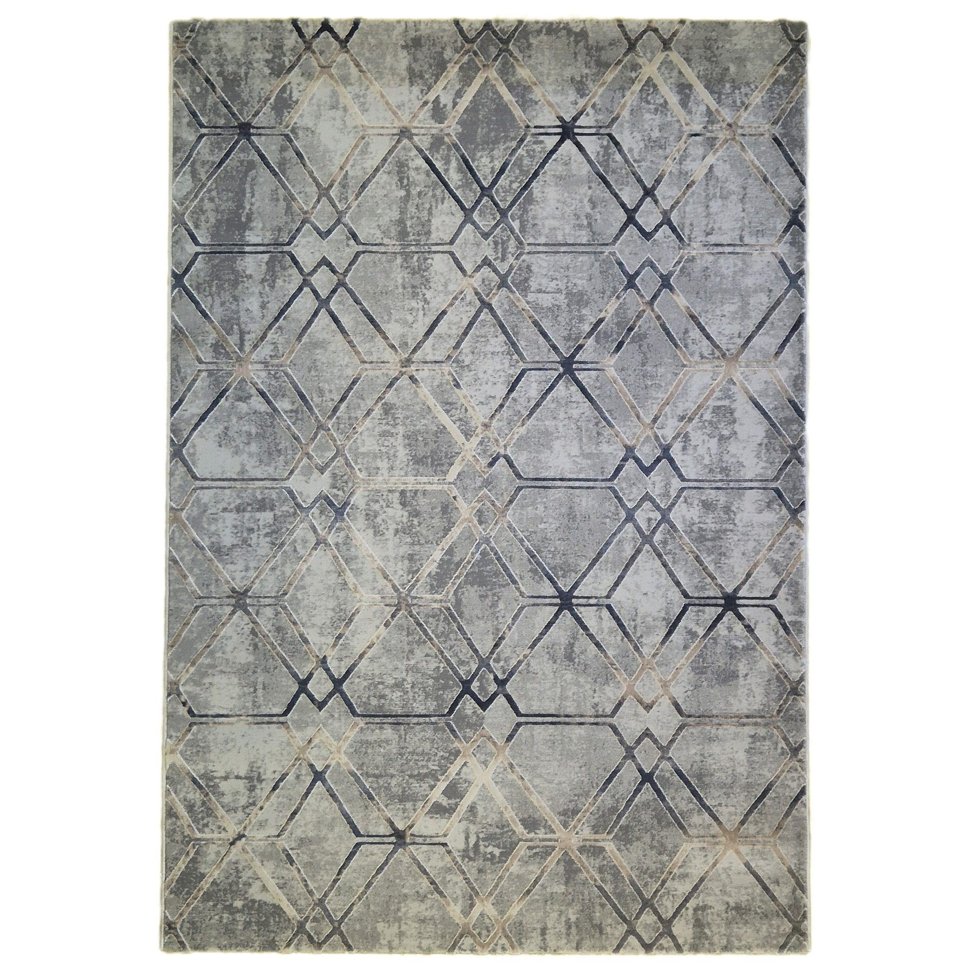 Topaz 16135A Beige / Grey 80x600cm area rug