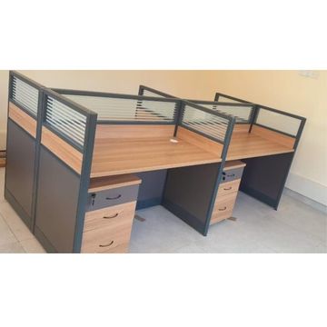 QandAHome-Henly 4-Person Work Station