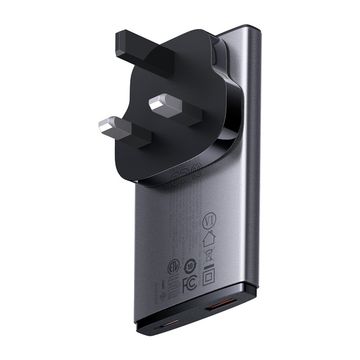 Baseus GaN5 Pro Ultra-Slim Fast Charger 65W & Type-C 1m Cable - Black