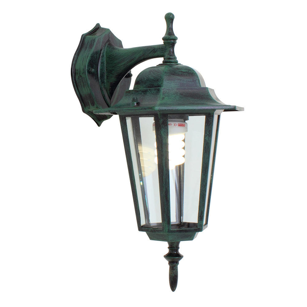 Eurolux - Lantern - 6 Panel - Down Facing - Verde Green