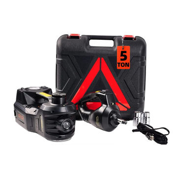 5 Ton Electric Hydraulic Car Jack Kit With integrated Air Pump