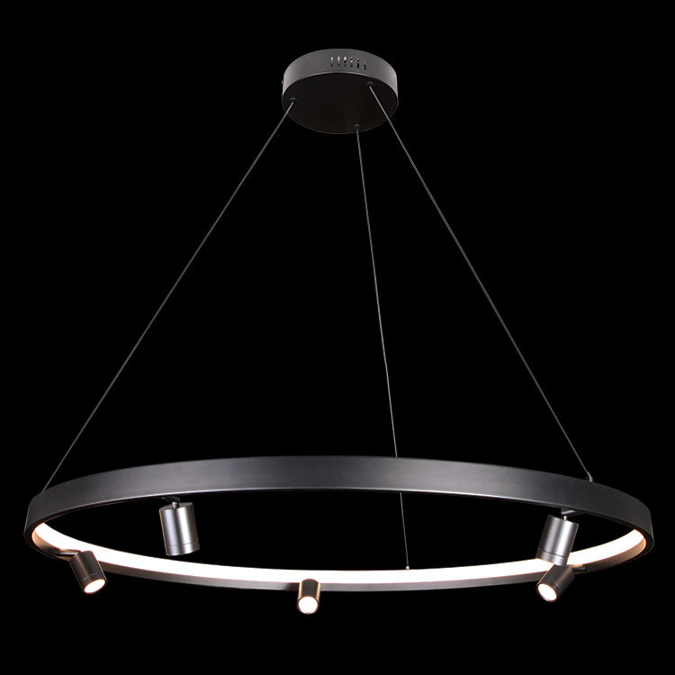 230v 33W LED 80cm Crown5 Spot 3W LED Pendant