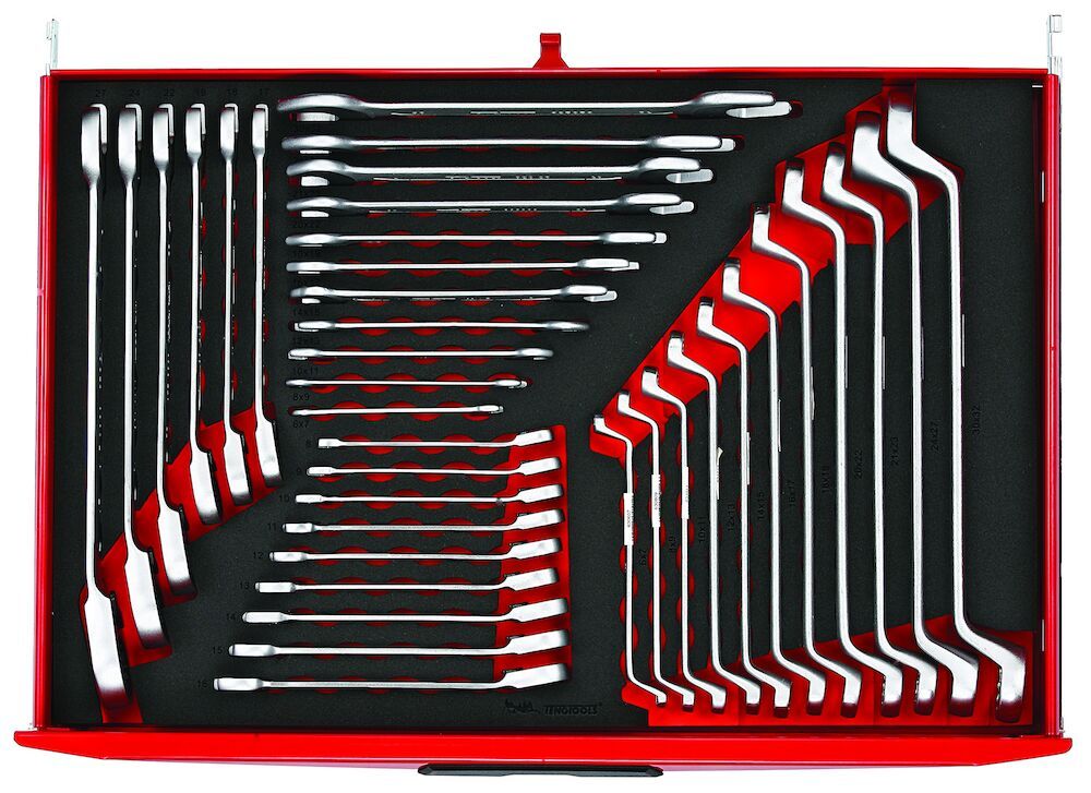 37PC Metric Spanner Set in EVA Foam