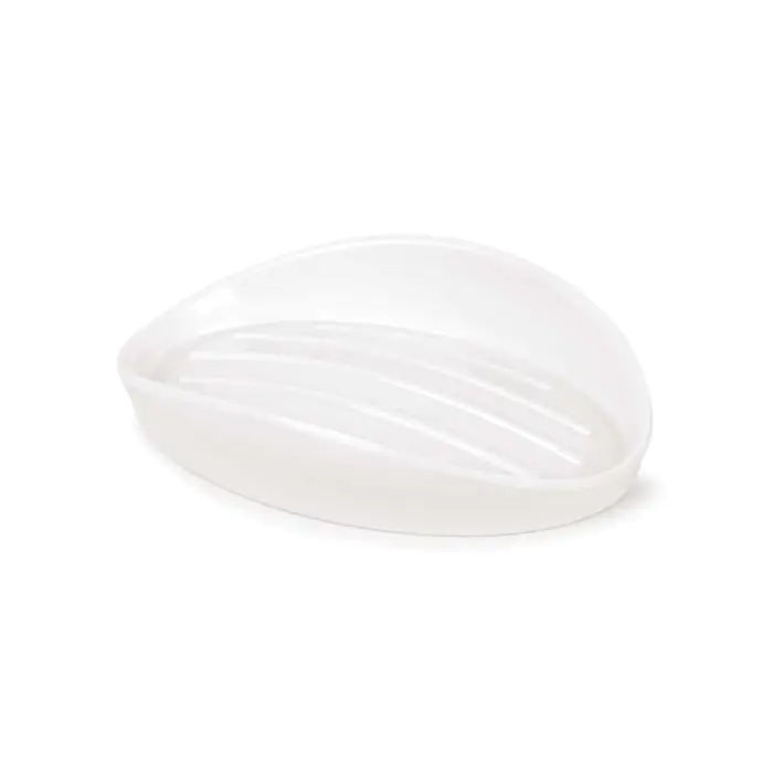 Soap Dish, Curvino Collection, Melamine, White