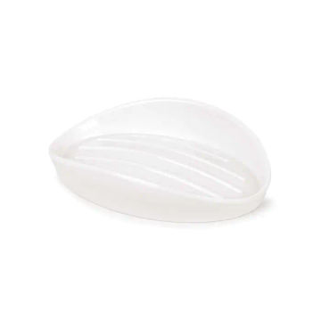Soap Dish, Curvino Collection, Melamine, White