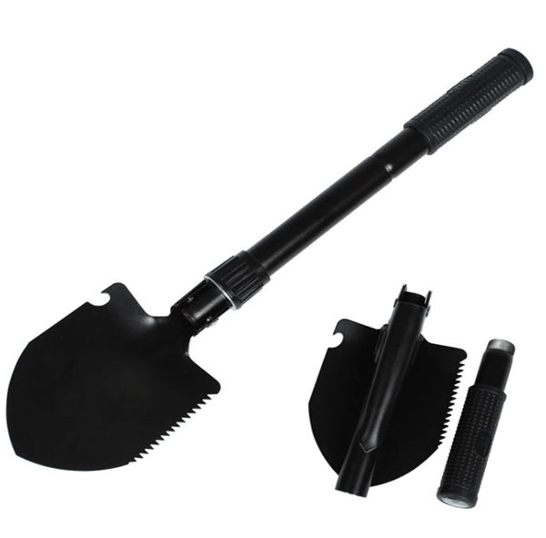 Foldable Camping Shovel with Compass