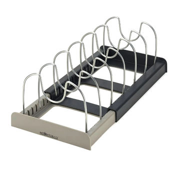 Adjustable Organizer Rack For Pans & Pot Lids