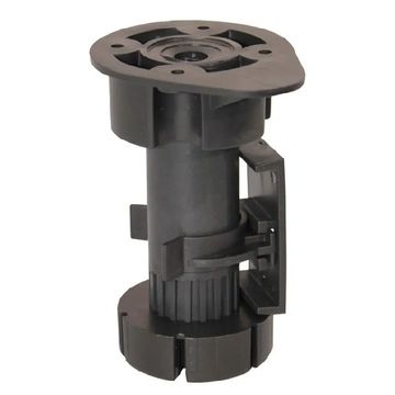 Kitchen Leg, Adjustable, H98mm - 122mm, 4 Pieces with Clips BY WOODLY