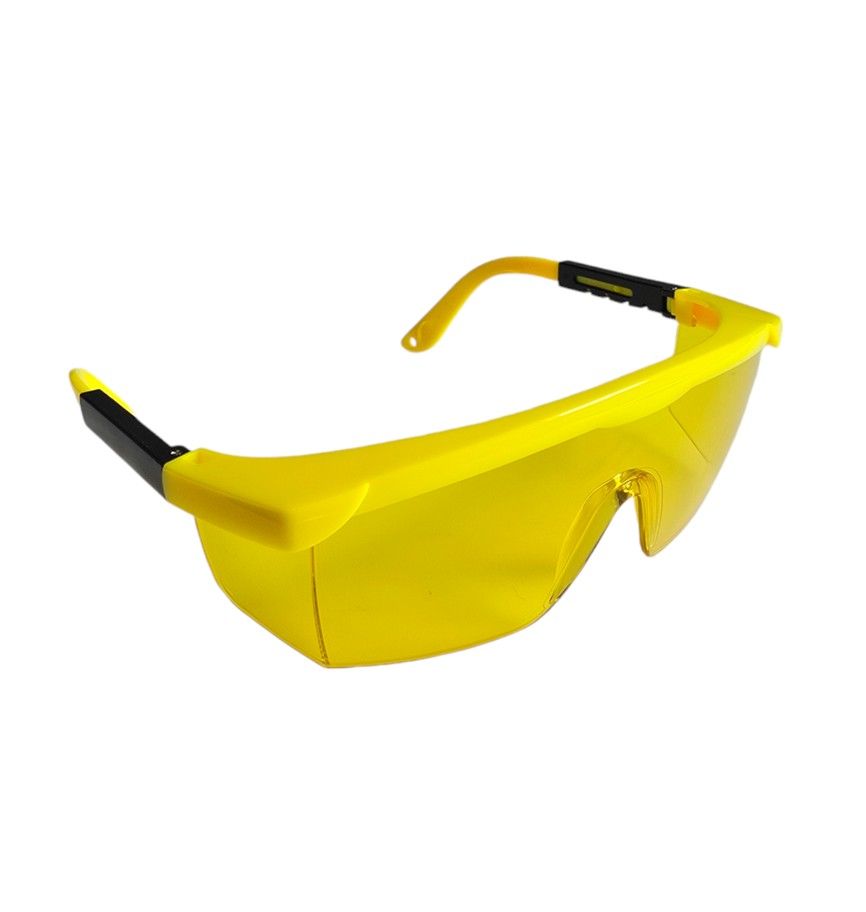 Safey Specs - Euro - Yellow with Adjustable Frame