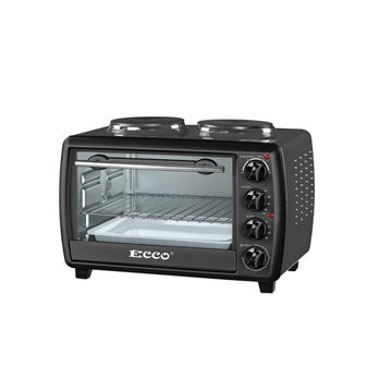 Ecco 23L 1380W Oven with 2 Plate Stove