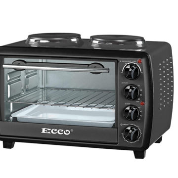 Ecco 23L 1380W Oven with 2 Plate Stove