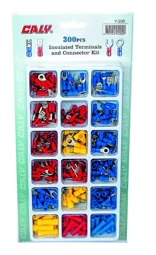 300 Pcs Mixed Insulated Lugs