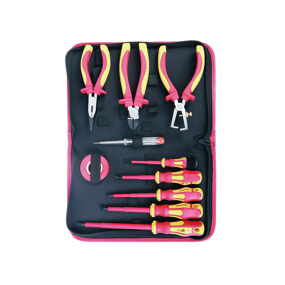 VDE 1000V 10Pc Tool Set + Carry Bag