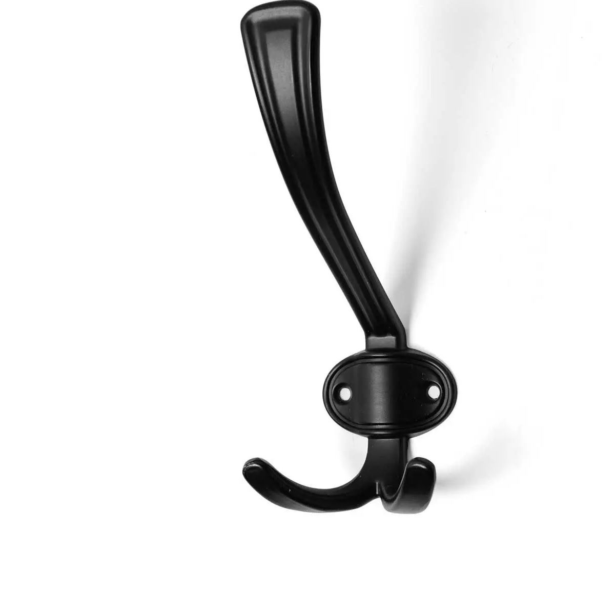 Hat & Coat Hook, Black (4 pack) BY WOODLY