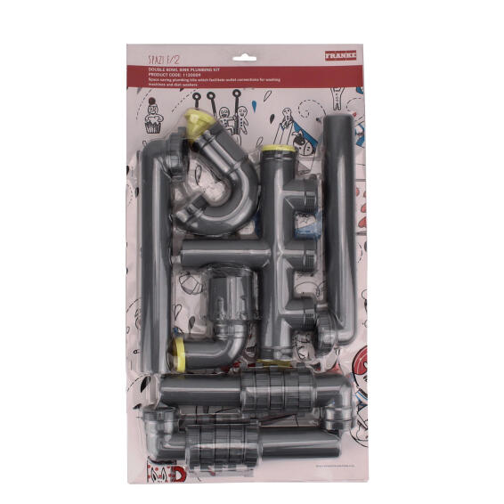 Plumbing kit FRANKE spazi double sink 50/90mm outlet