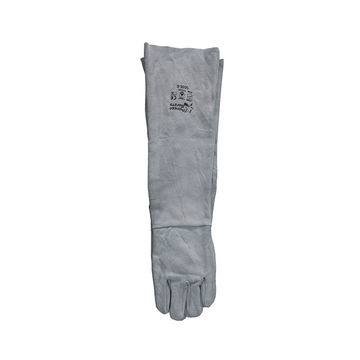 PIONEER SAFETY Gloves Leather Welding Chrome Cow Split D/Palm Shoulder 16" Large