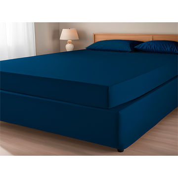 Simply Sleep - Micro Fibre 90 GSM - Base Wrap - Pageant Blue - Queen (1pc)