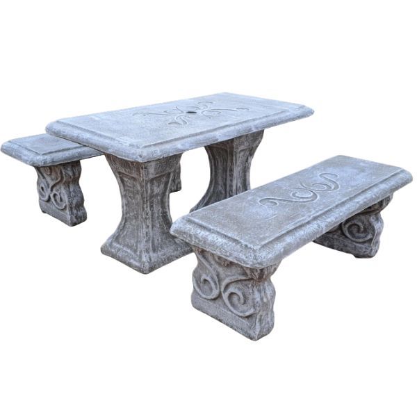 Manhattan Table & 2 Benches