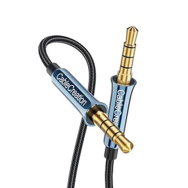 3.5 MM AUDIO CABLE MALE TO MALE - 0.9M