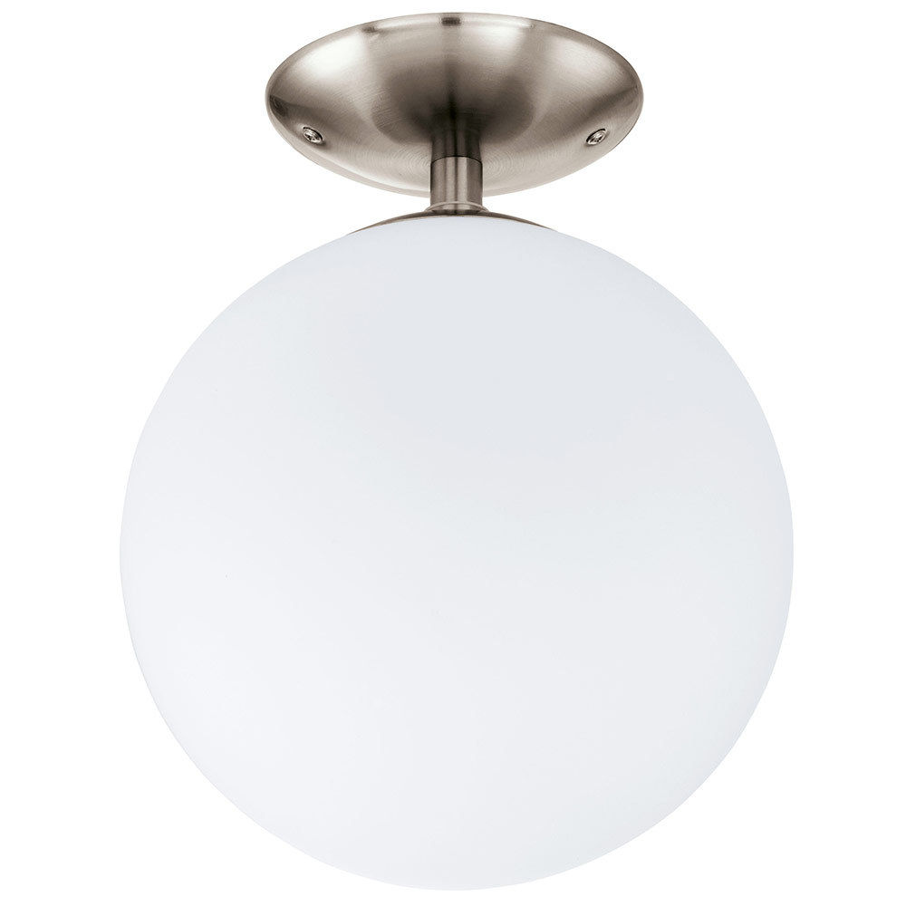 Eglo - Rondo - Round Ceiling Light - Satin Chrome