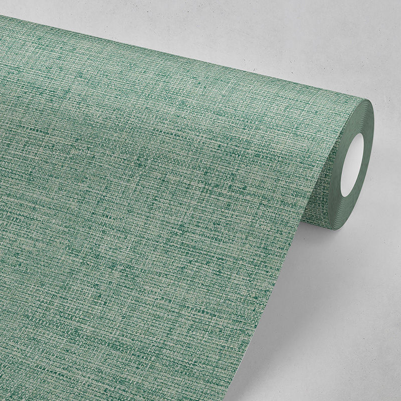 Wallpaper Easy to Apply DIY Wallpaper Roll in Duo Green Emerald