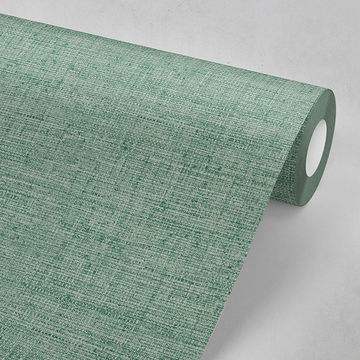Wallpaper Easy to Apply DIY Wallpaper Roll in Duo Green Emerald