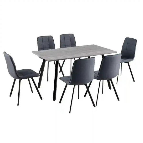 Lisa Modern 7 Piece Dining Set