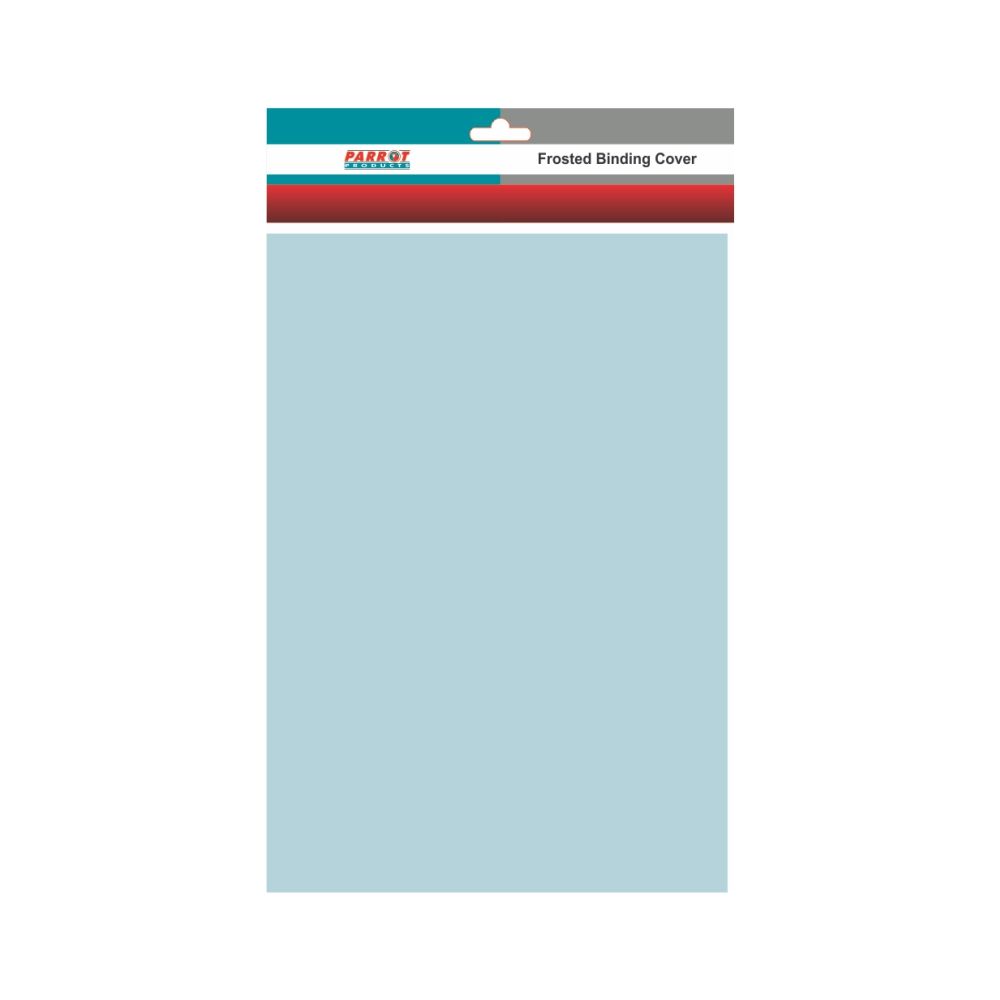 Frosted Polypropylene Binding Covers (A4 - 300 Micron - Pack of 25 - Blue)