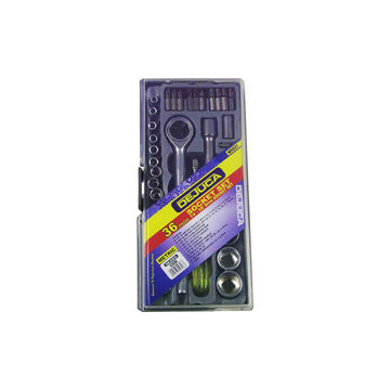 Socket Set - Metric - 1/4 Inch and 3/8 Inch Drive - 36/pce - 4 Pack