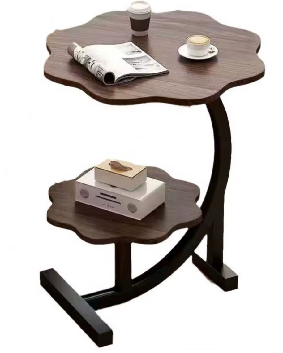 Chic 2 Tier Flower Shaped Side Table