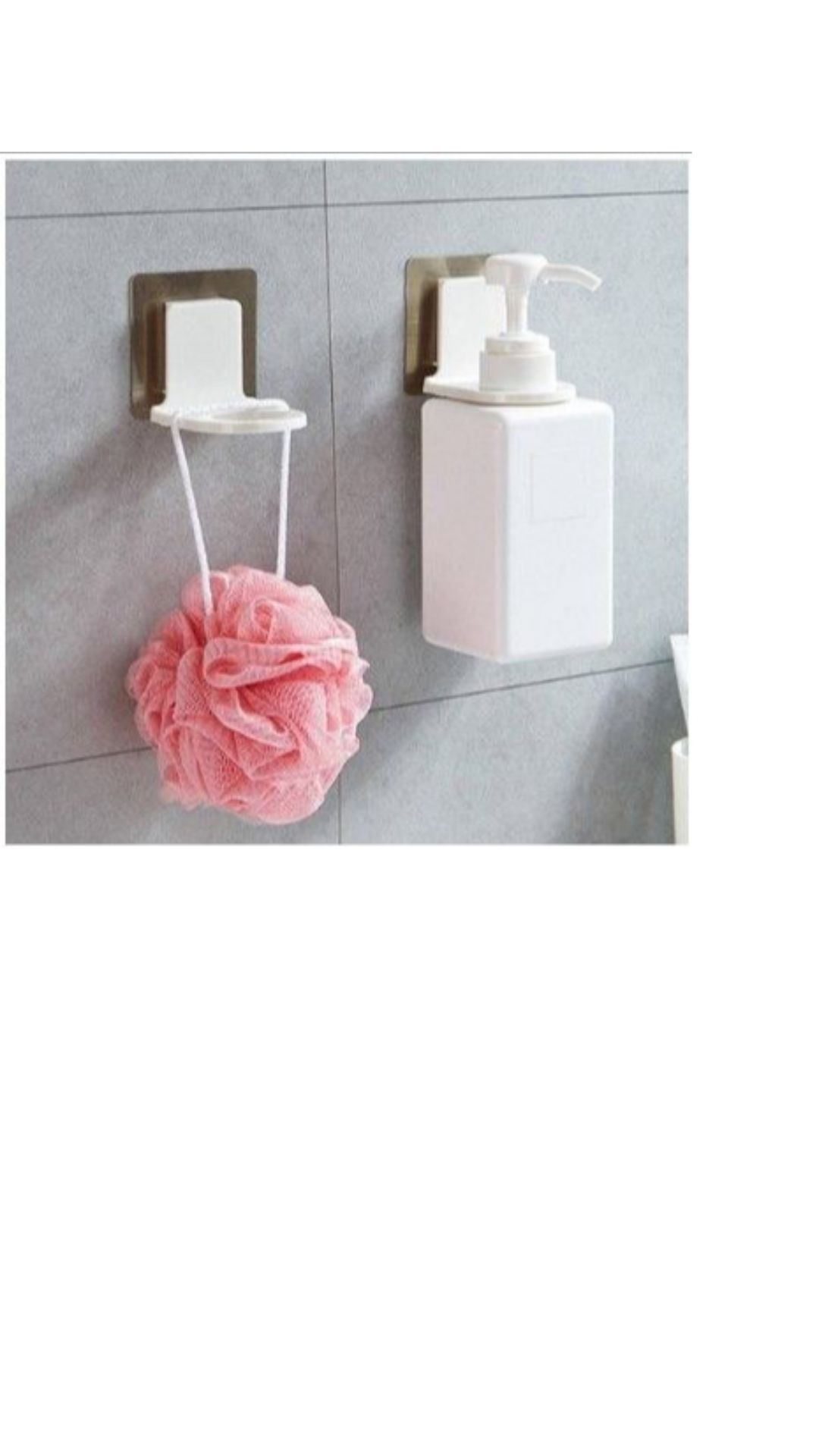 Wall Mounted Soap Bottle Holder 2Pcs