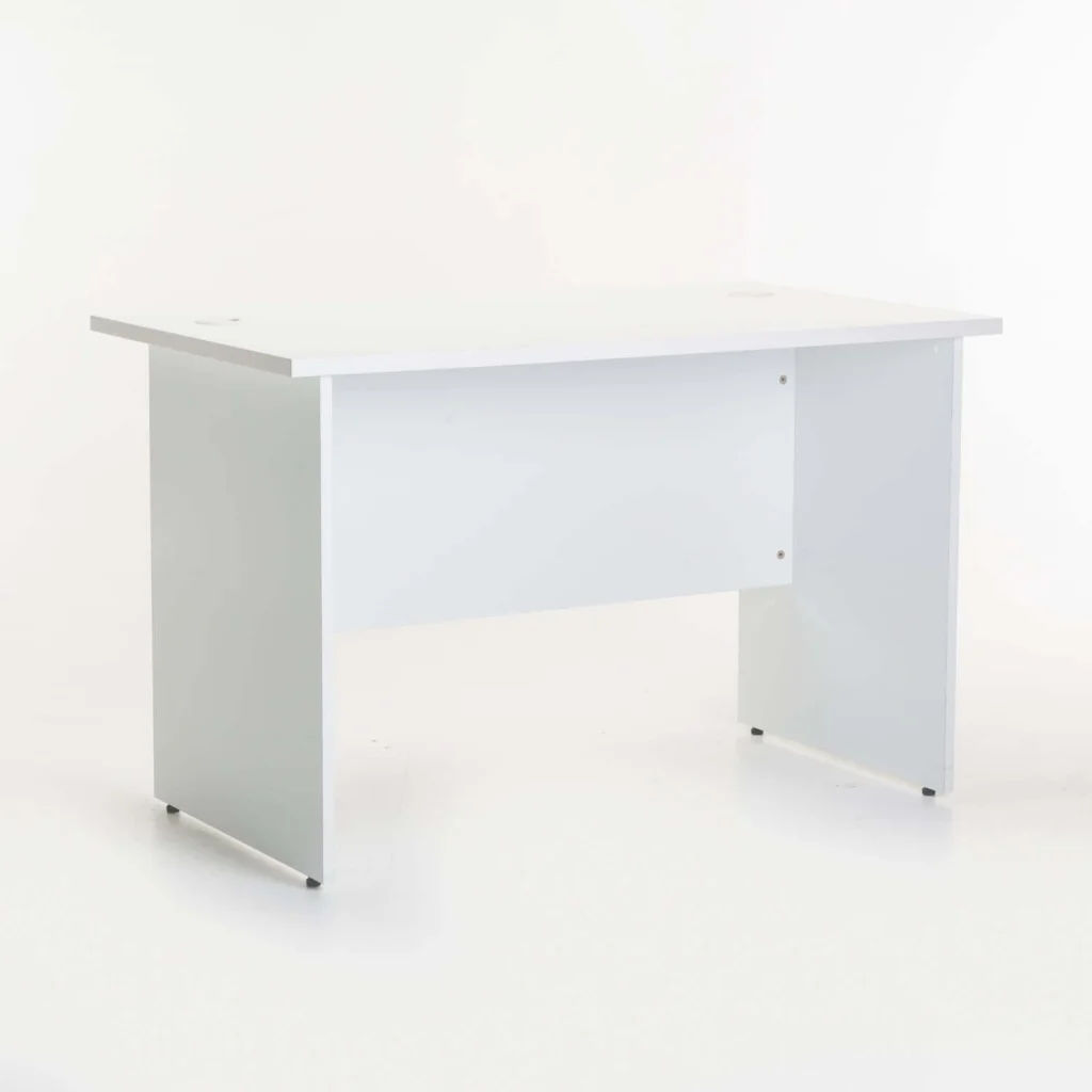 AXA 120 cm Desk Snow — Modern White Workstation