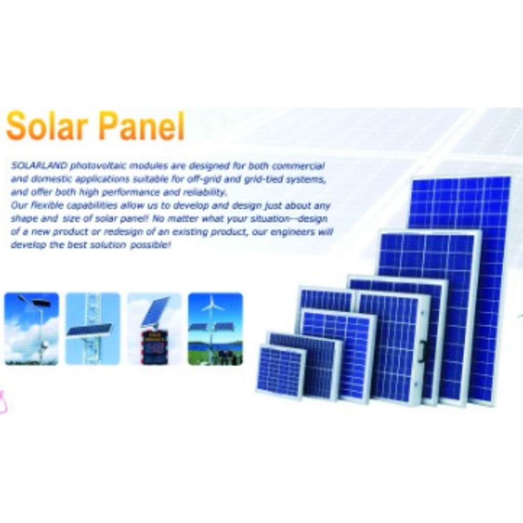 90W Monocrystalline PV Solar Module 1195x541x35mm