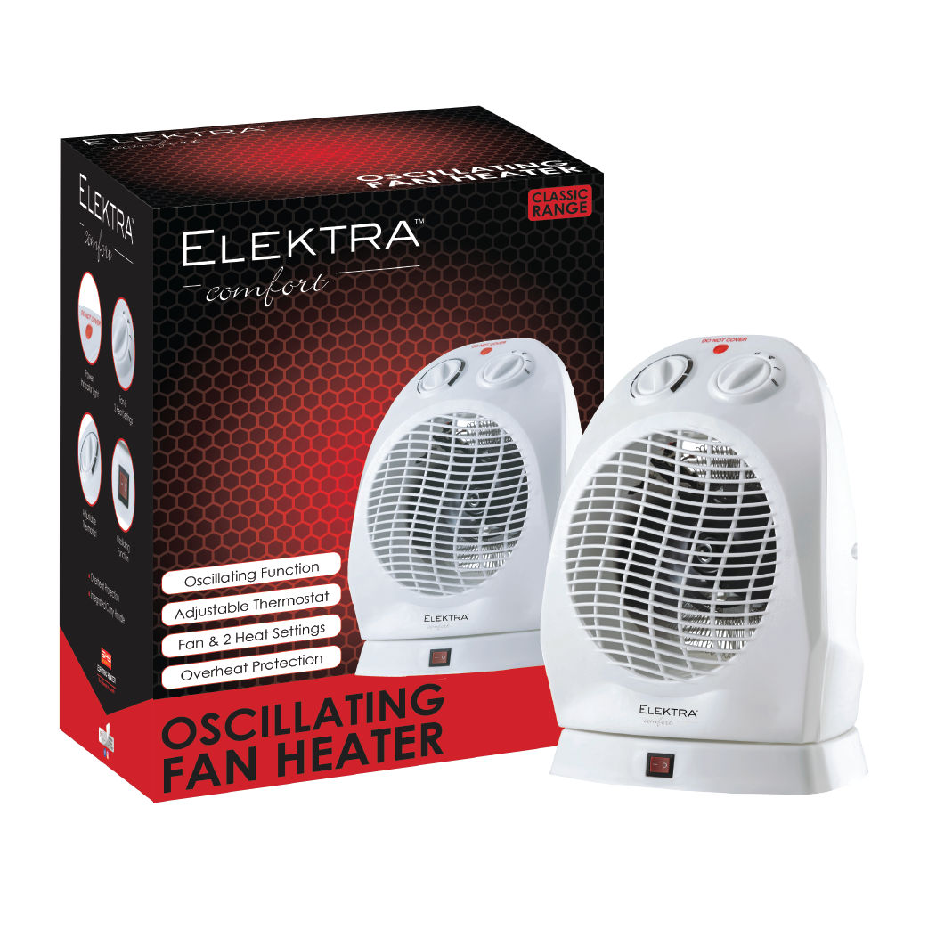 Fan Heater Oscillating ELEKTRA