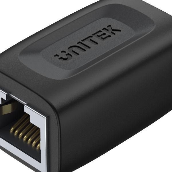 Unitek Rj45 Gigabit Inline Female To Female Coupler - Black (A1026Bk)