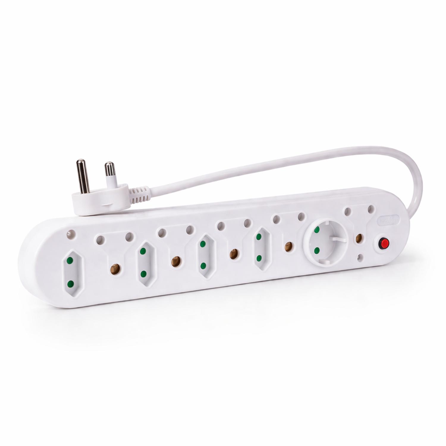 Electrosense 10-Way Multiplug with Surge & Overload Protection