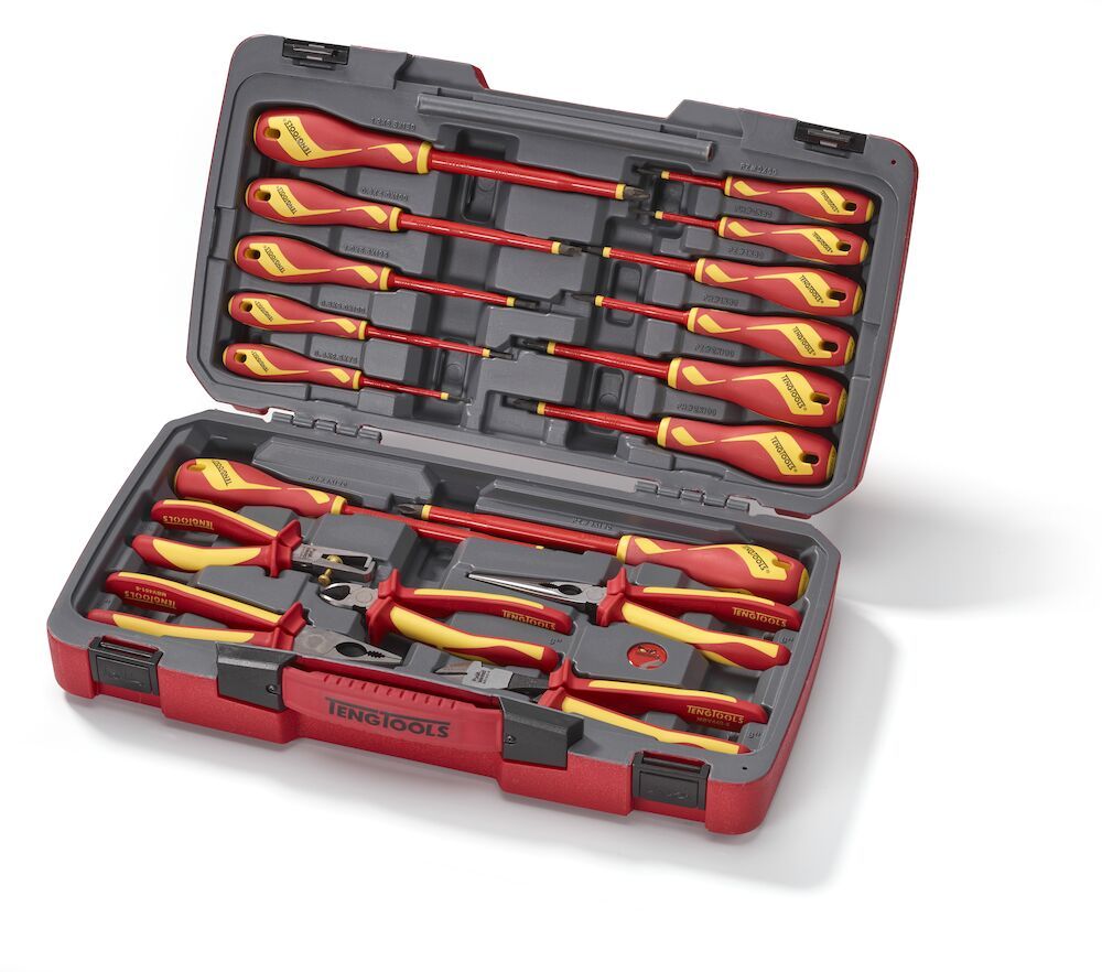 18PC 1,000 Volt Insulated Tool Set