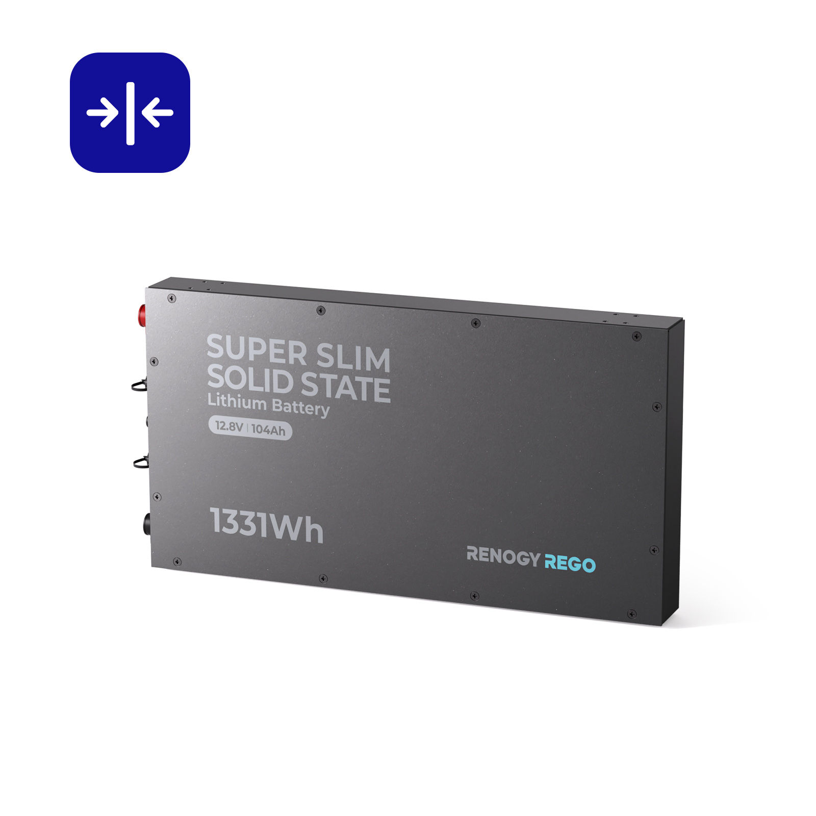 RENOGY 12V 104Ah Super Slim Solid State Lithium Battery