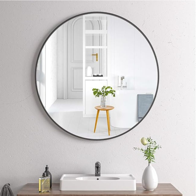 QandAHome-Nicky (800 x 800) Wall Mirror