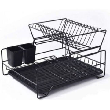 Double layer dish drainer rack