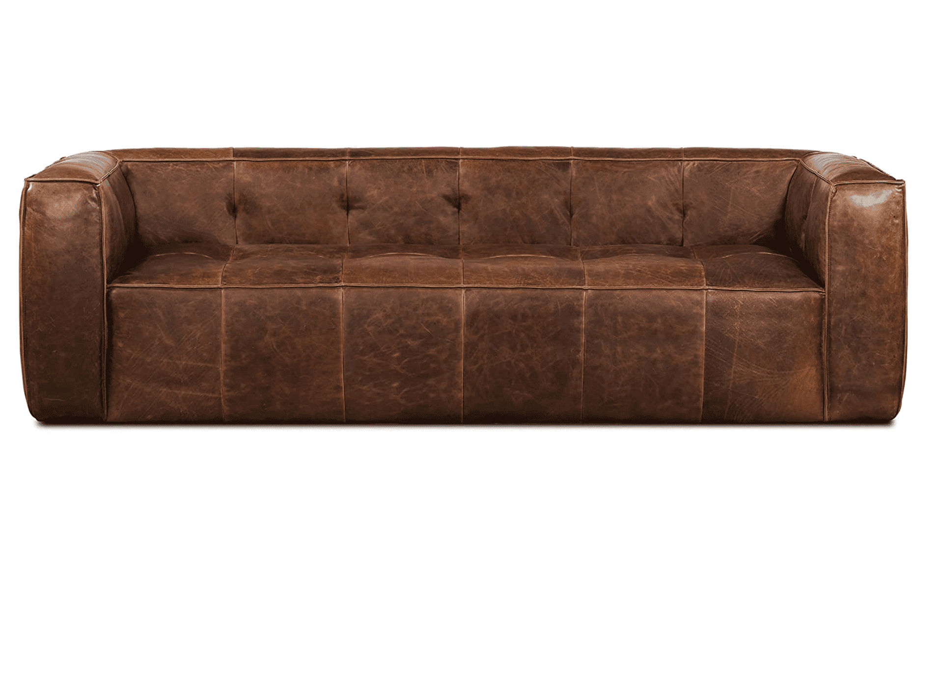 Figure It Out Tanned Buffalo Faux Leather - Brown