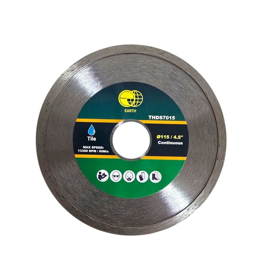 EARTH Continuous Diamond Cutting Blade - 115mm for Tile